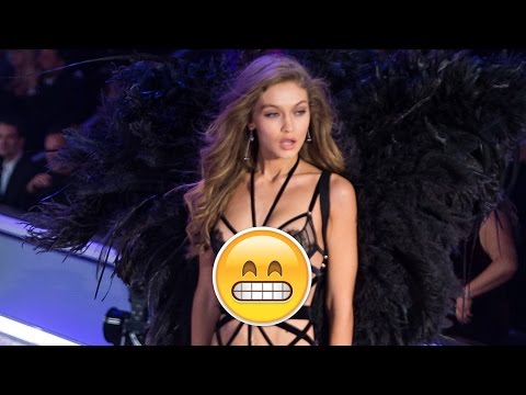 Gigi Hadid Suffers Wardrobe MALFUNCTION On Runway At 2016 Victoria's Secret Fashion Show