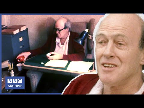 1982: ROALD DAHL's writing shed | Pebble Mill | Classic Celebrity Interview | BBC Archive