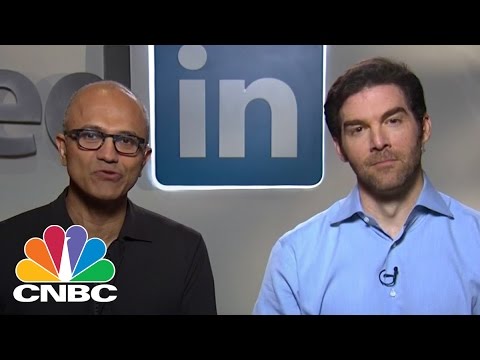 Microsoft And LinkedIn CEOs On Their $26.2B Deal | CNBC