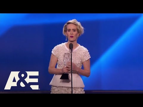 Sarah Paulson Wins Best Actress in a Limited Series | 22nd Annual Critics' Choice Awards | A&E