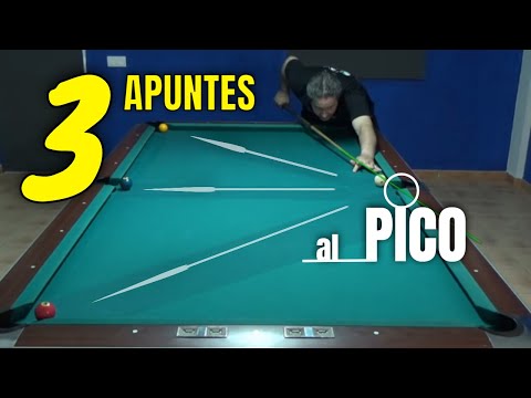 Cómo UTILIZAR LOS PICOS de la Tronera central en Pool | Billar Fanatic