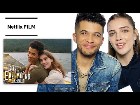 Jordan Fisher & Talia Ryder Trailer React | Hello, Goodbye, & Everything In Between | Netflix