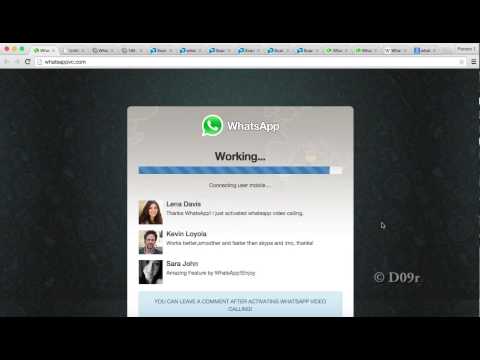 Whatsapp Video Call Activation Phishing Attack