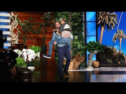 Ellen Gets Close to Ryan Gosling with an Epic Entrance