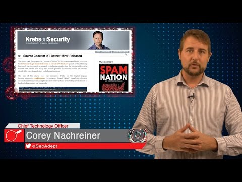 Mirai IoT Botnet - Daily Security Byte