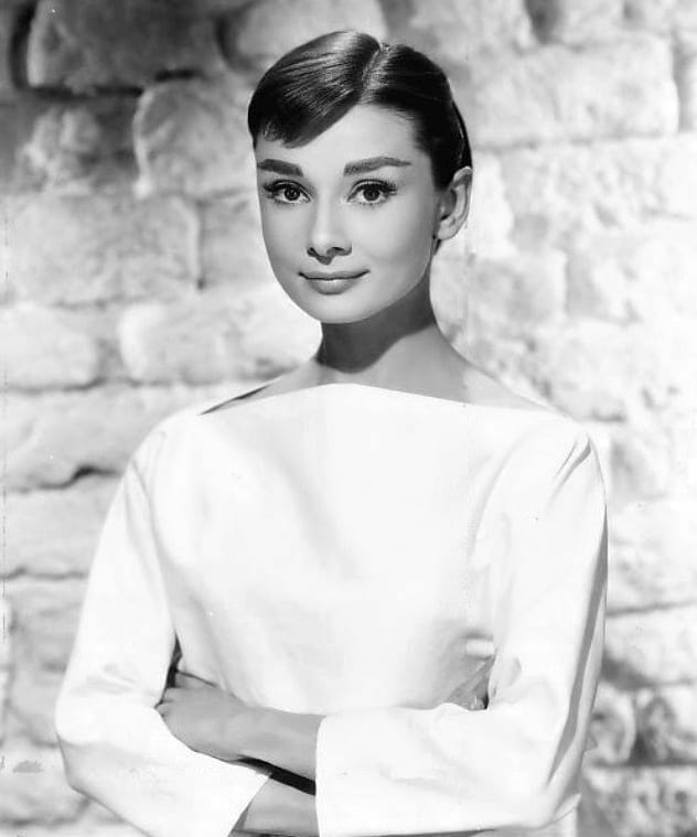 Audrey Hepburn en 1956. Fuente: ebay. Autor: Bud Fraker