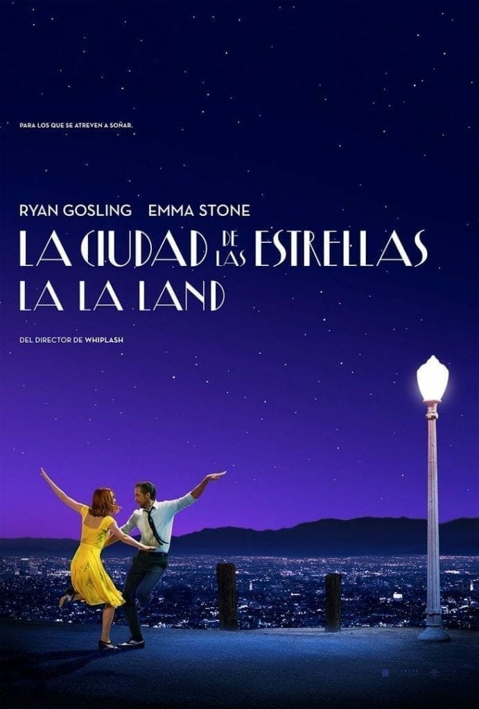 Poster for the movie "La ciudad de las estrellas  (La La Land)"