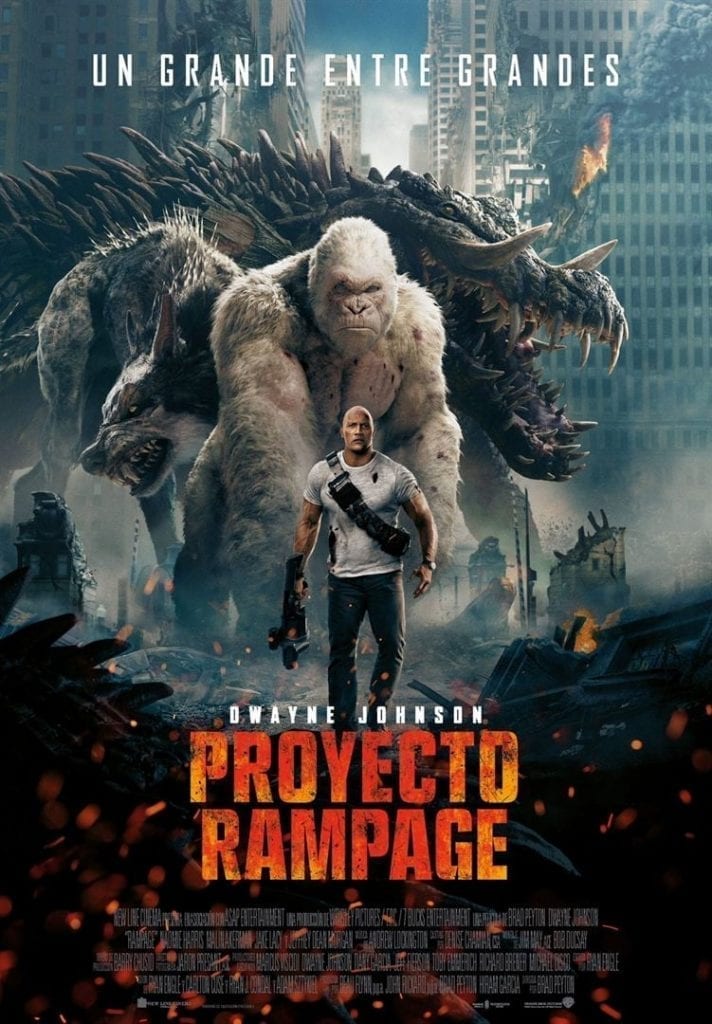 Poster for the movie "Proyecto Rampage"