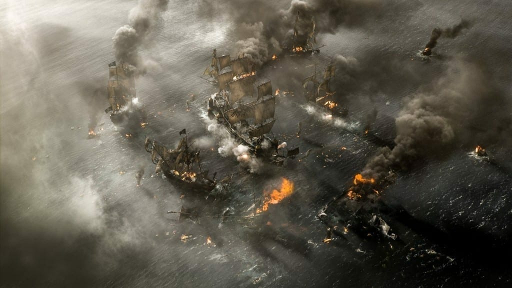 Image from the movie "Piratas del Caribe: La venganza de Salazar"