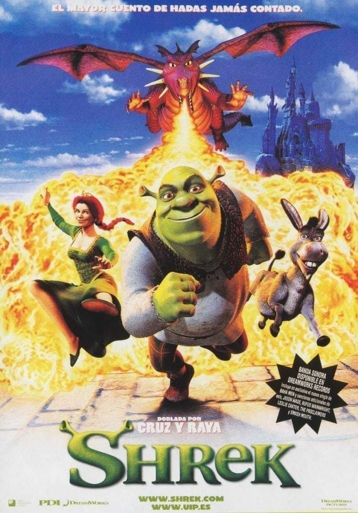 Poster for the movie "Shrek"