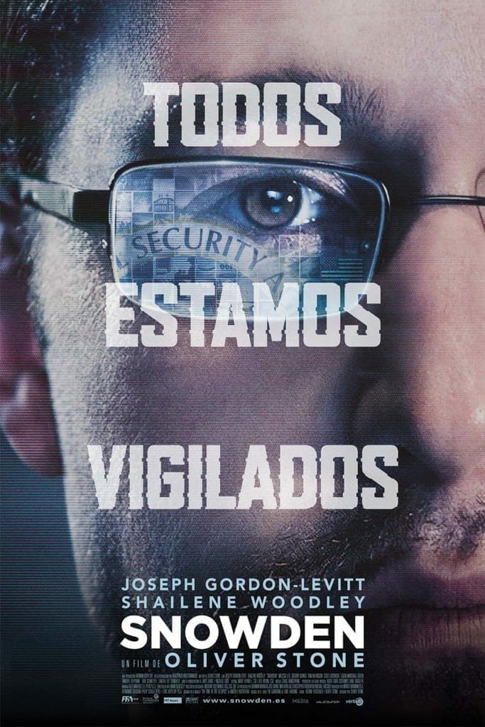 Poster for the movie "Snowden"