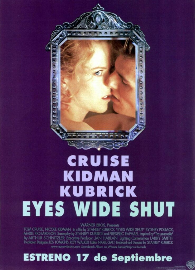Póster de la película "Eyes wide shut"