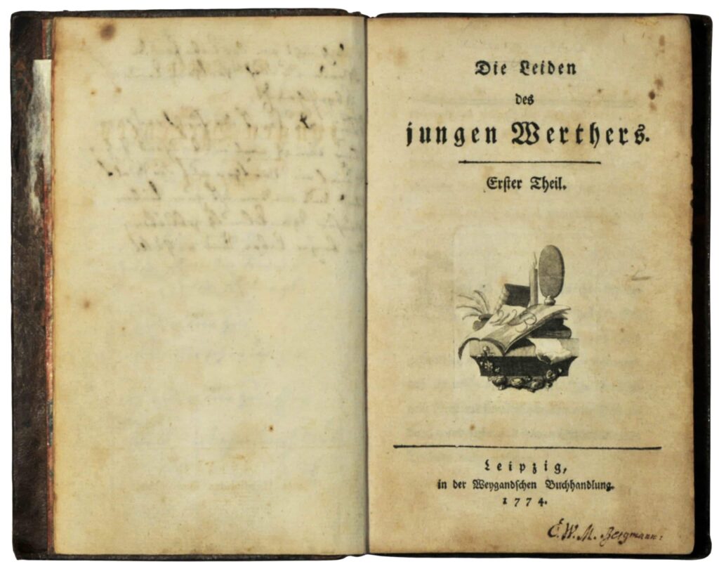 Las Penas del Joven Werther, Goethe