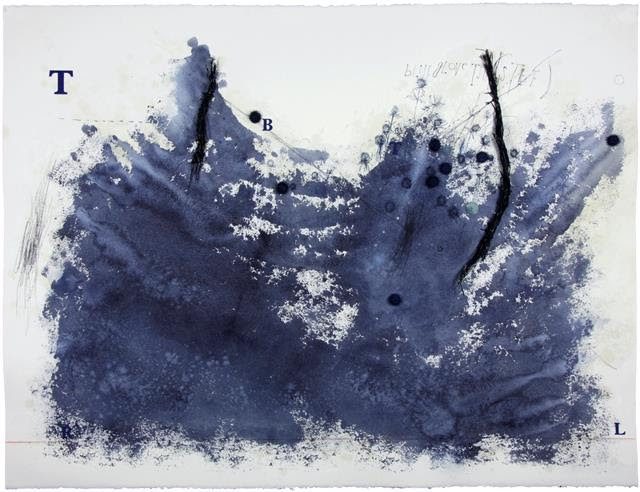 Ricardo Brey, Gloves Thistle, 2020, mixed media on paper, 47 1/8 x 62 7/8 in (120 x 160 cm). Courtesy Alexander Gray Associates, New York © Ricardo Brey/Artists Rights Society (ARS), New York.
