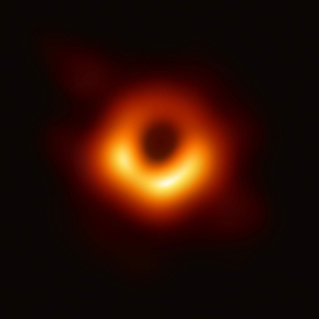 By Event Horizon Telescope, uploader cropped and converted TIF to JPG - https://www.eso.org/public/images/eso1907a/ (image link) The highest-quality image (7416x4320 pixels, TIF, 16-bit, 180 Mb), ESO Article, ESO TIF, CC BY 4.0, https://commons.wikimedia.org/w/index.php?curid=77925953
