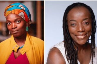 Left: Njideka Akunyili Crosby. Photo by Shaughn and John. Right: Tsitsi Dangarembga. Photo by Hannah Mentz.