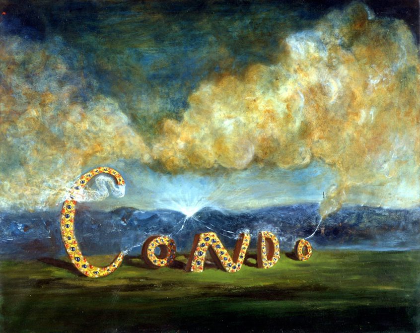 George Condo, The Cloudmaker, 1984 Oil on canvas, 66 x 81.3 cm / 25.9 x 32 in © George Condo