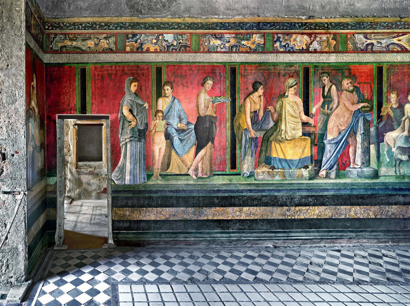 Robert Polidori, Villa dei Misteri #2, Pompeii, Italia, 2017, archival pigment print mounted to Dibond. Courtesy of the artist.
