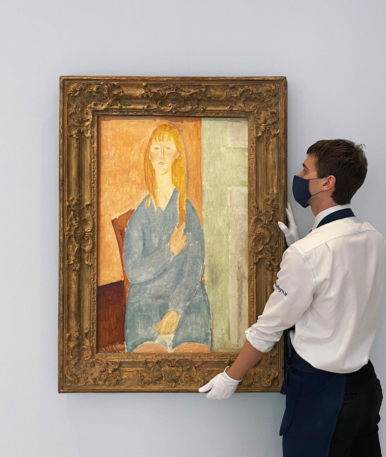 Amedeo Modigliani's Jeune Fille Assise, Les Cheveux Dénoués (estimate $15/20 million)
