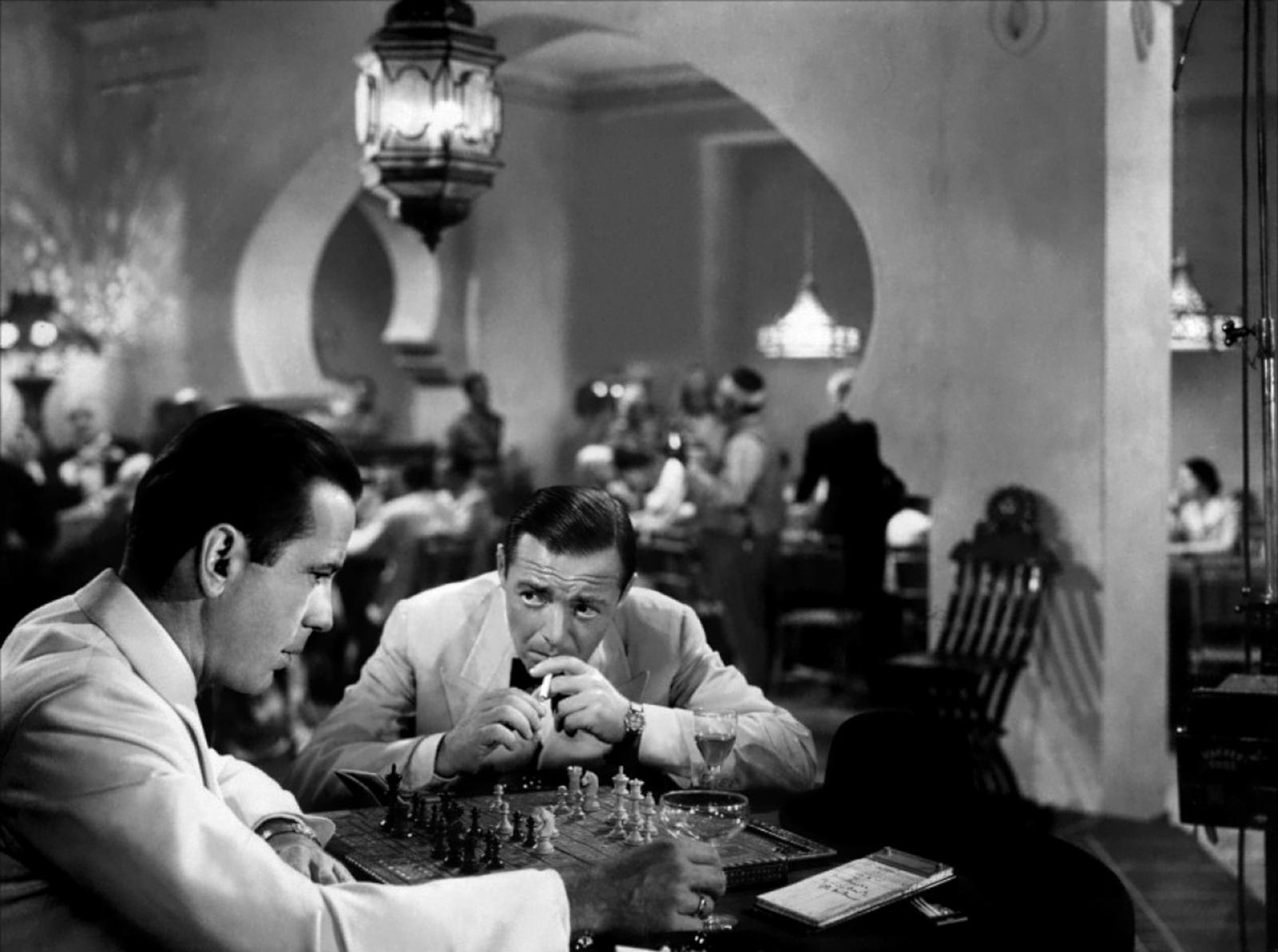 Casablanca (1942). A Michael Curtiz movie. Starring Humphrey Bogart and Ingrid Bergman