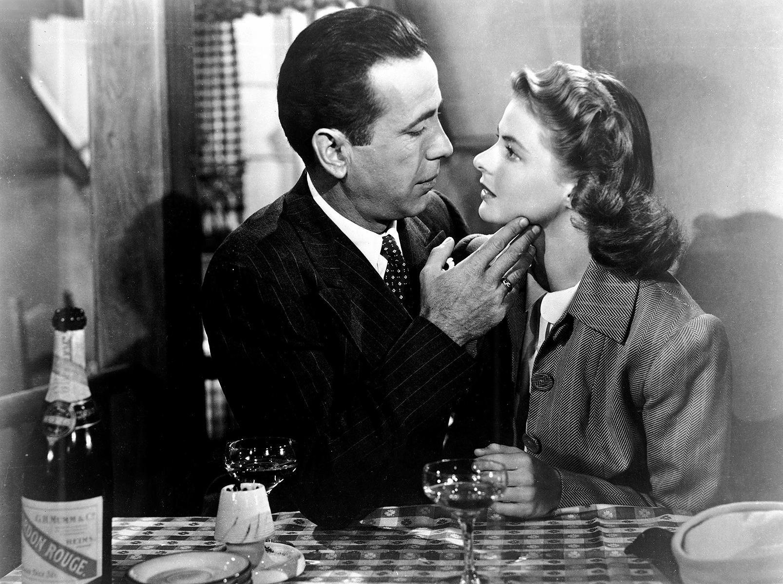 Casablanca (1942). A Michael Curtiz movie. Starring Humphrey Bogart and Ingrid Bergman