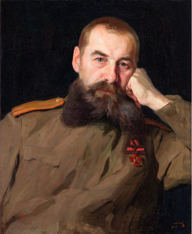 Valentin Aleksandrovich Serov (Russian, 1865-1911), Portrait of a Colonel. (Estimate on request from Department)