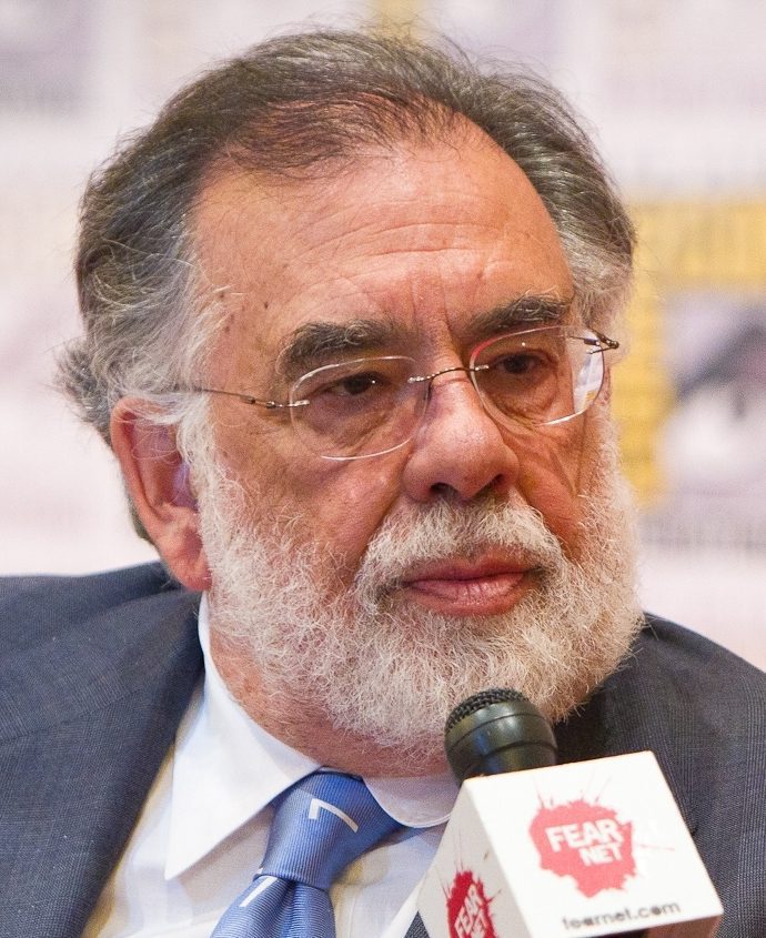 Francis Ford Coppola. De Gerald Geronimo, CC BY-SA 2.0, https://commons.wikimedia.org/w/index.php?curid=15927998