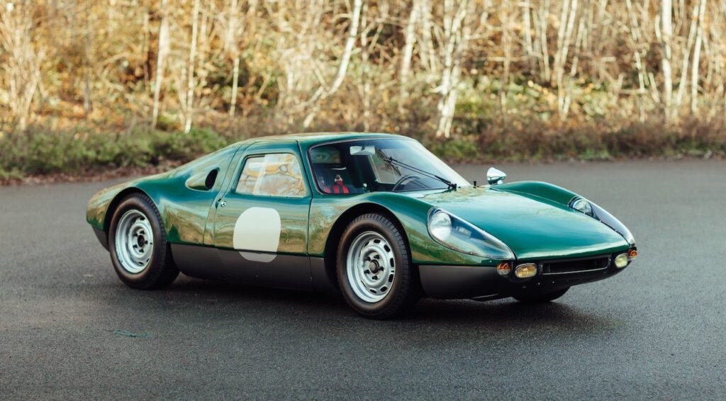 1964 Porsche 904 GTS, formerly owned by actor Robert Redford, sold for €1,345,50