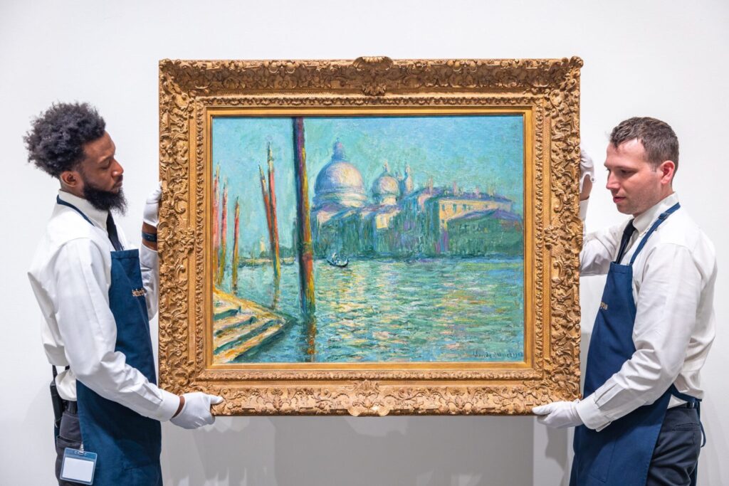 Claude Monet, Le Grand Canal et Santa Maria della Salute. Courtesy of Sotheby's