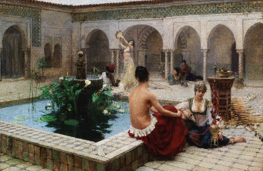 By the Fountain by Ferdinand Bredt. Estimate: £100,000-150,000