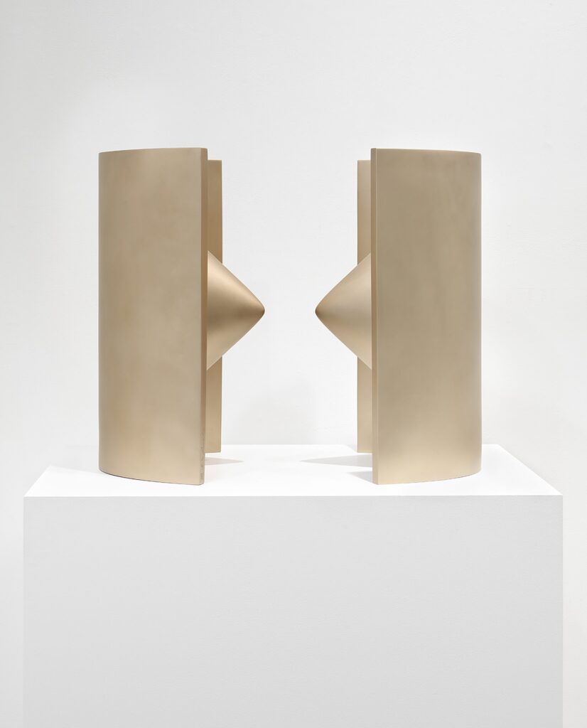 Zilia Sánchez Concepto II, 2019 Bronze Each: 23 3/4 x 16 1/4 x 12 1/2 in (60.5 x 41.3 x 31.8 cm) © Zilia Sánchez Courtesy Galerie Lelong & Co., New York