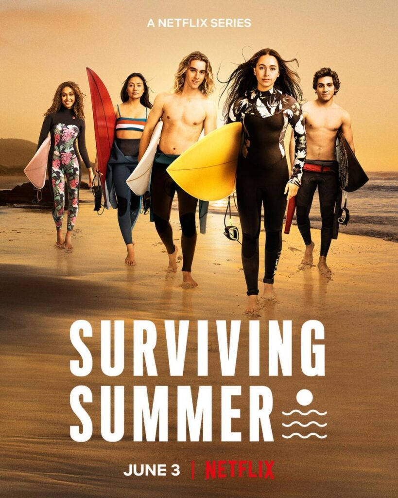 Surviving Summer (2022). Netflix TV Series Martin Cid Magazine