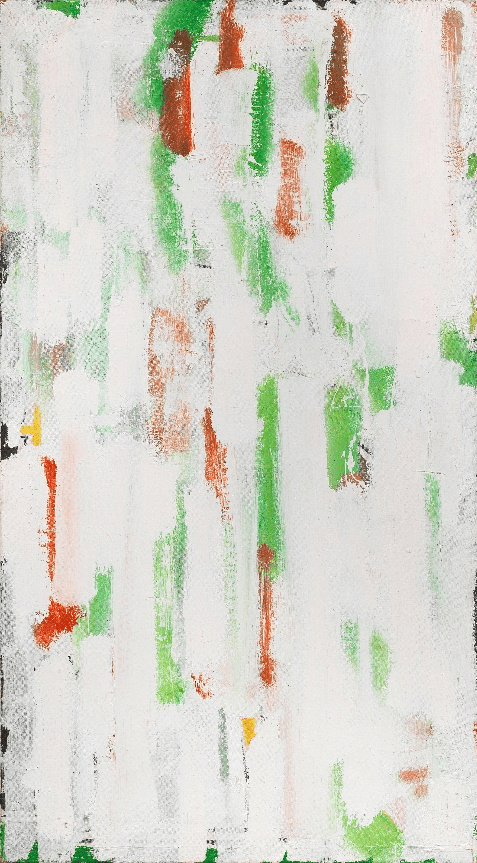 White and Green Upright: August 1956 by Patrick Heron. Sold for £195,600