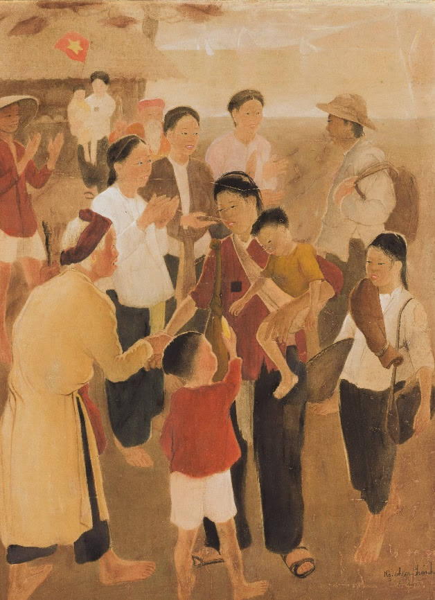 Nguyen Phan Chanh (1892-1984)

Retour au village, 1955, encre et peinture sur soie, 85x63cm

Estimation : 30 000 – 50 000 €