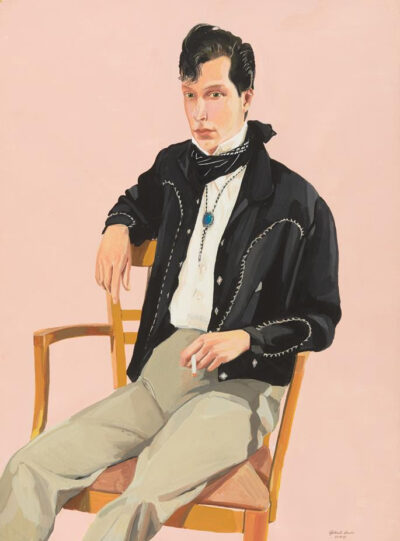 Gilbert Lewis, Untitled (Rockabilly), 1981. Gouache on paper. 30 x 22 inches.