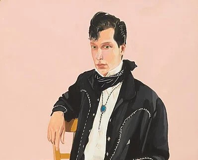 Gilbert Lewis, Untitled (Rockabilly), 1981. Gouache on paper. 30 x 22 inches.
