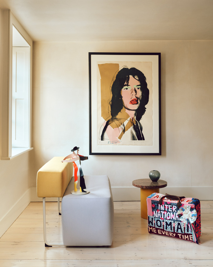 Highlights from the sale including a Tracey Emin (b. 1963) and Longchamp "International Woman" Suitcase, limited edition 2004. Estimate: £2,000 - 3,000 and the print Mick Jagger, from Mick Jagger Portfolio, 1975 by Andy Warhol (1928-1987). Estimate: £60,000 - 80,000.