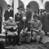 Winston Churchill, Franklin D. Roosevelt, and Joseph Stalin