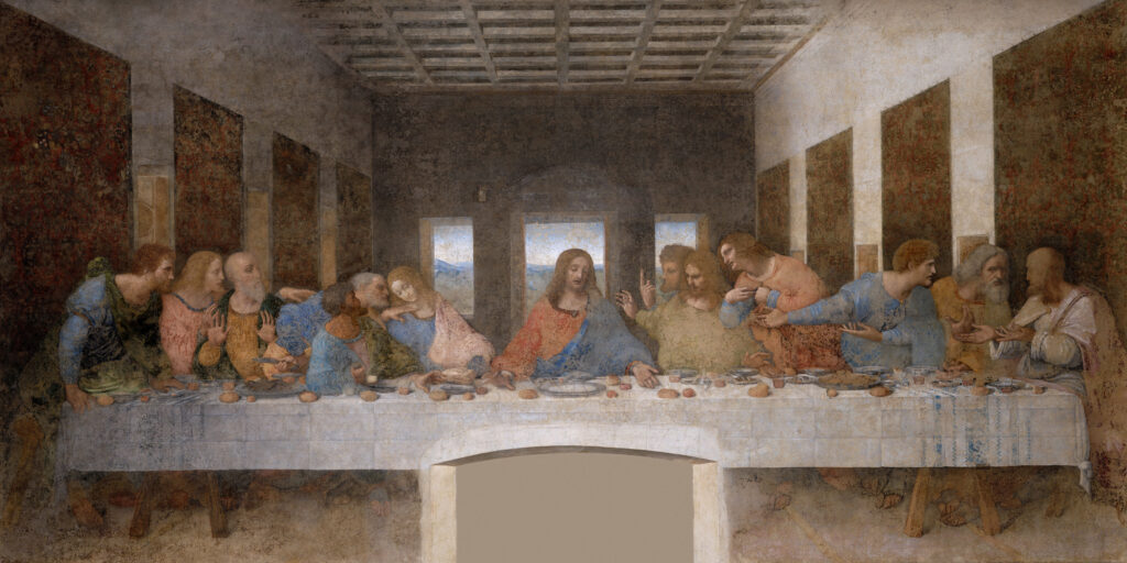 The Last Supper Leonardo Da Vinci High Resolution 32x16