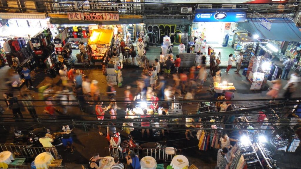 Khaosan-Straße, Bagnkok, Thailand